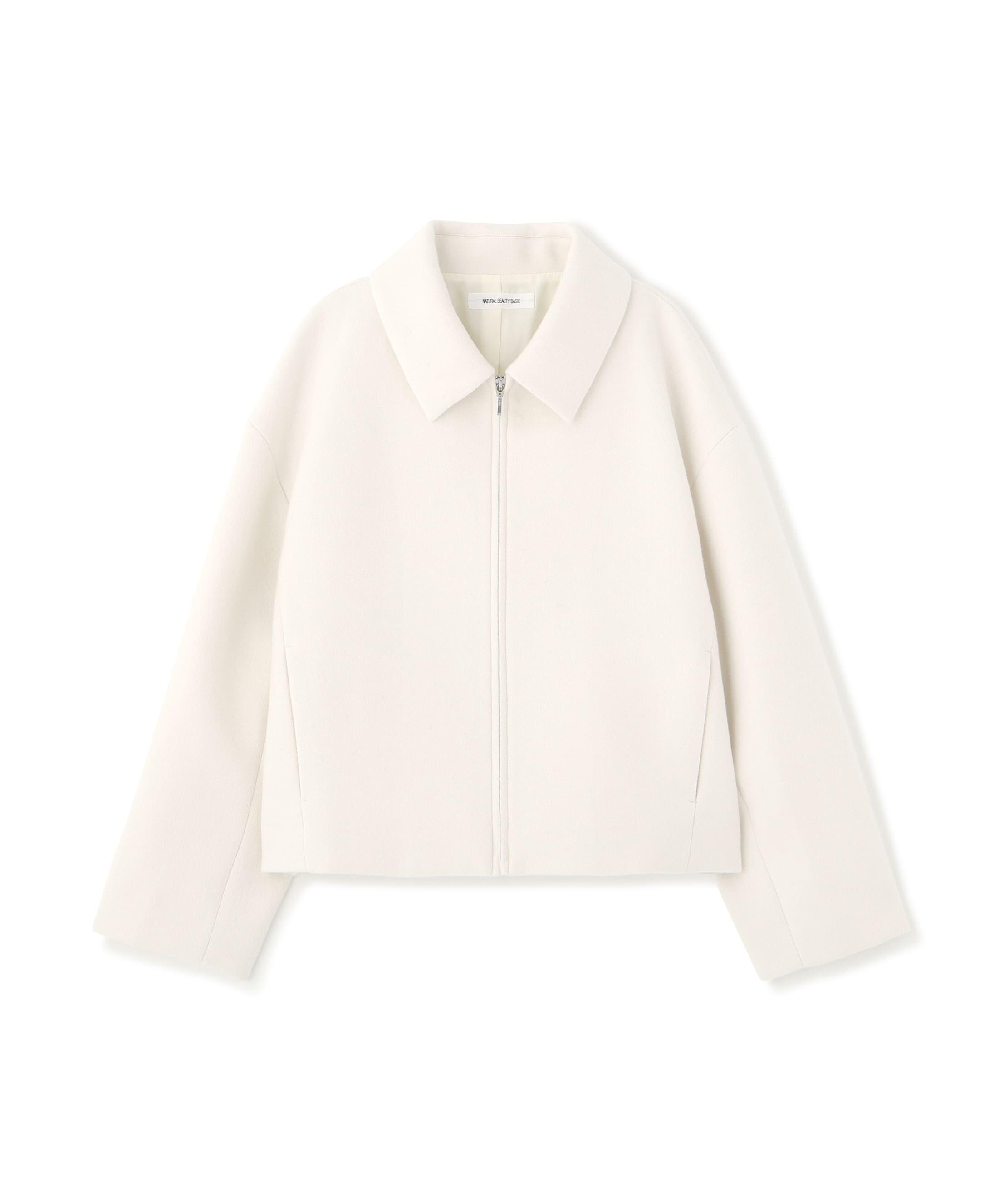 ステンカラージップブルゾン オフホワイト（031）